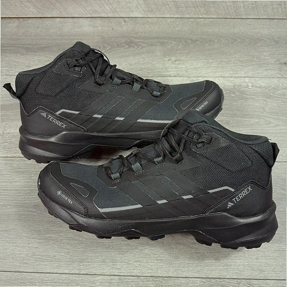 Adidas Terrex AX5 Mid Gore-Tex Wanderschuhe "Black" - Größe UK 13,5 / EU 49 1/3