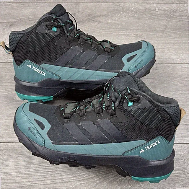 Adidas Terrex AX5 Mid Gore-Tex Wanderschuhe 'Black/Teal' - Größe UK 9 / EU 43 1/3