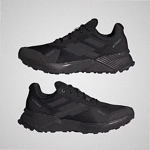 Adidas Terrex Soulstride RAIN.RDY schwarz Herren Turnschuhe Trailschuhe Größe UK 9_10