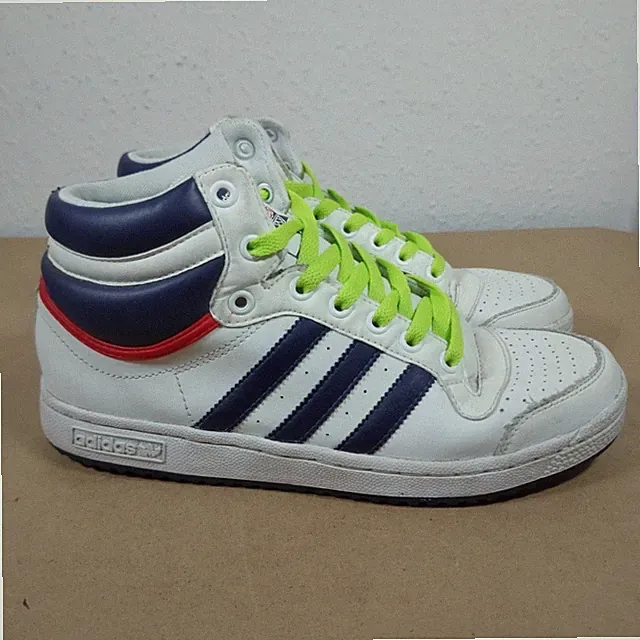 Adidas Top Ten High White Sneaker Schuhe Freizeit Classic Sneaker Gr. UK 5 Gebraucht