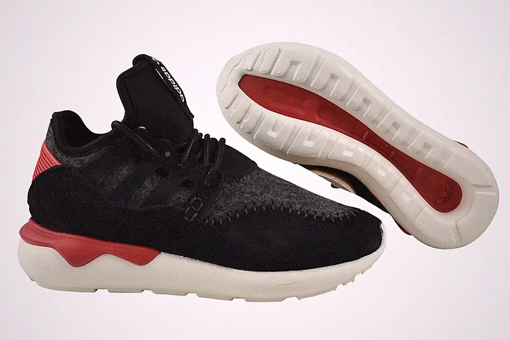 Adidas Tubular Moc Runner black/tomato/off white Laufschuhe B24693
