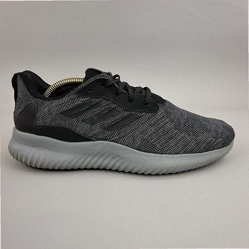 Adidas Turnschuhe Herren UK8 Alphabounce schwarz grau leichte Laufschuhe Freizeit