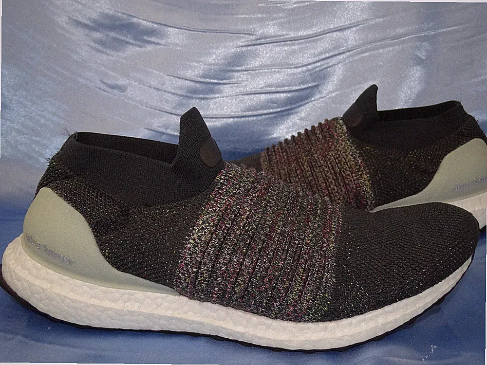 ADIDAS ULTRA BOOST LACELESS CARBON GR 43 1/3 SNEAKER LAUFSCHUHE SCHUHE SOCK