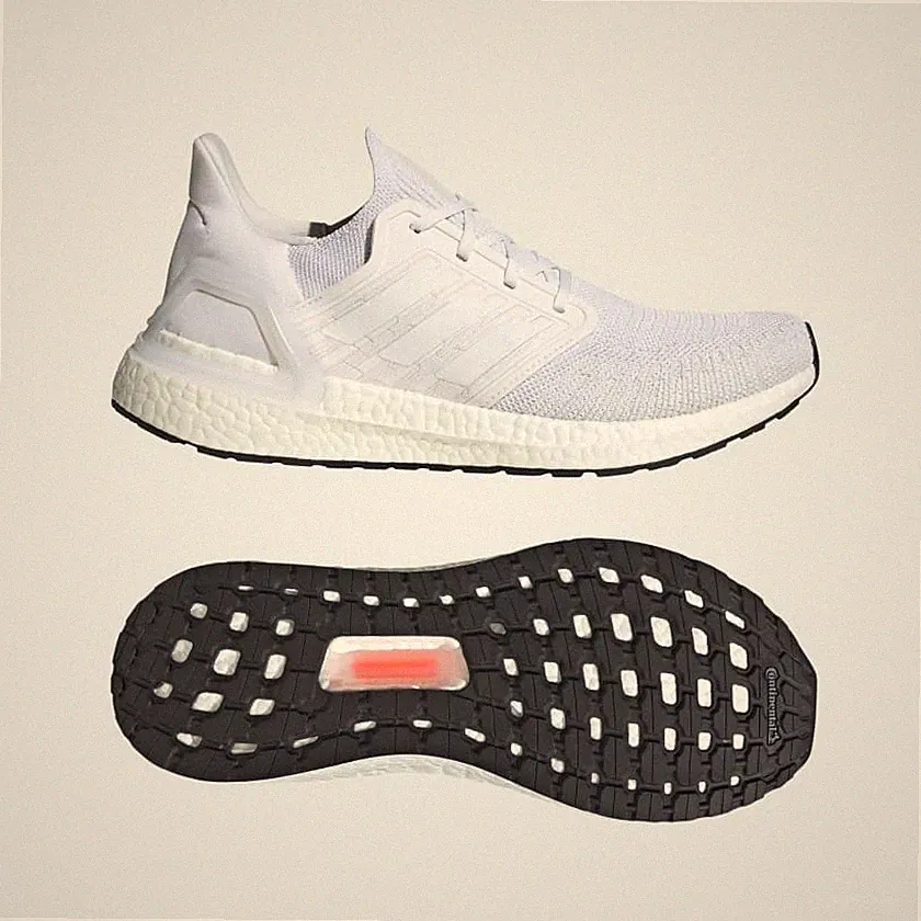 Adidas Ultraboost 20 Laufschuhe Weiß Herren (EF1042) Sneaker