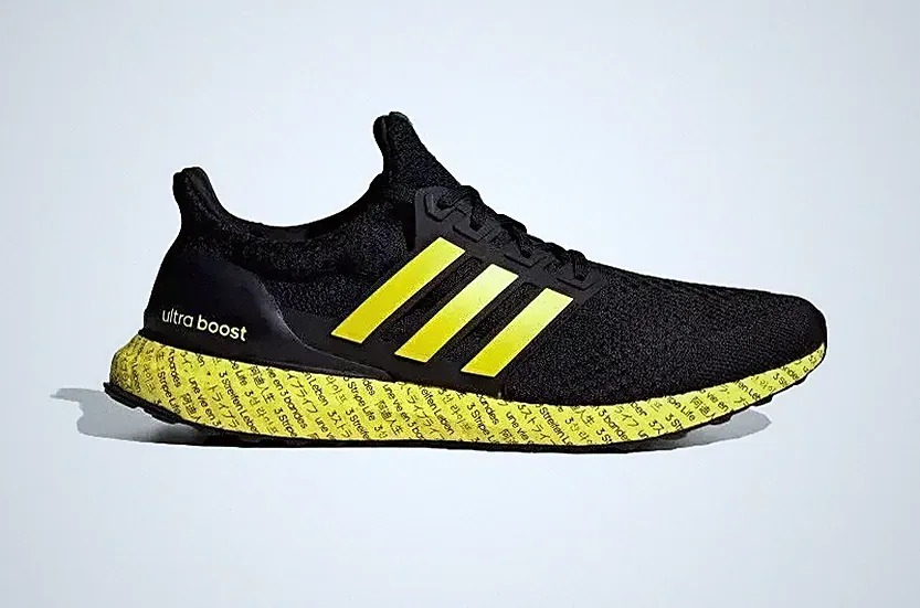 adidas UltraBoost 5.0 DNA Sneaker Laufschuhe Schwarz Gelb (FZ6259) NEU