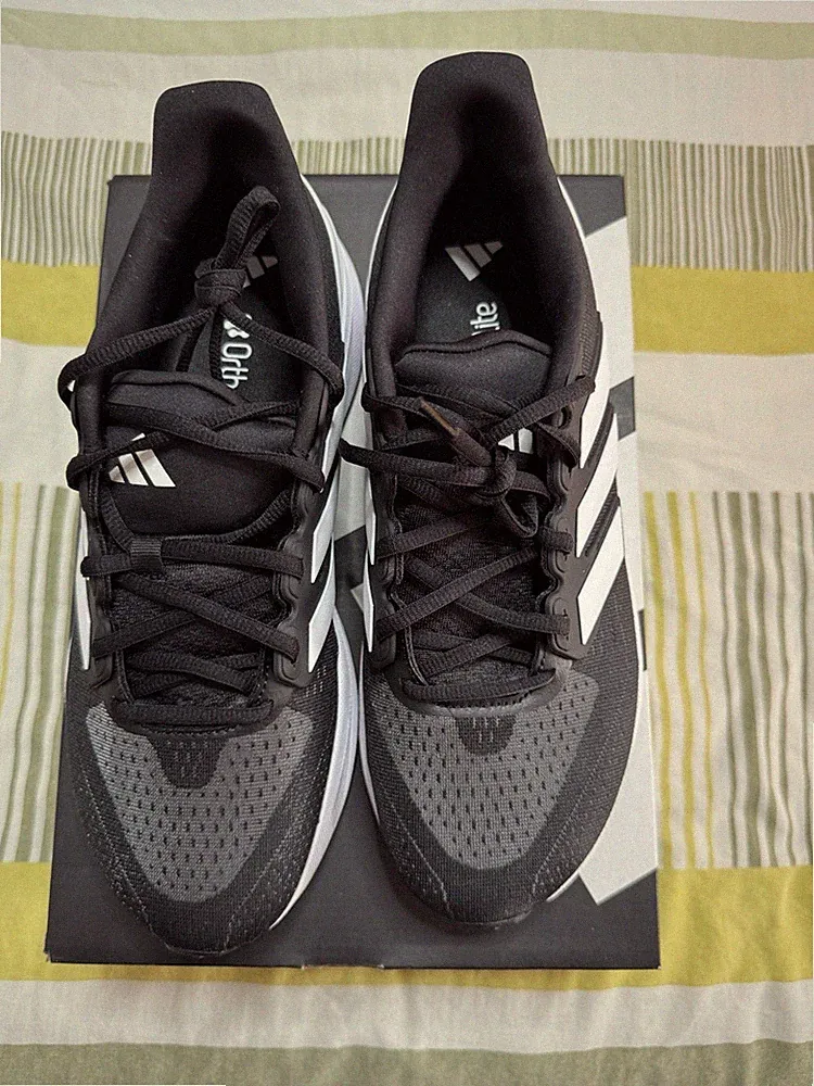 Adidas Ultrarun 5 Laufschuhe Gepolsterte Sneaker Schwarz/Weiß