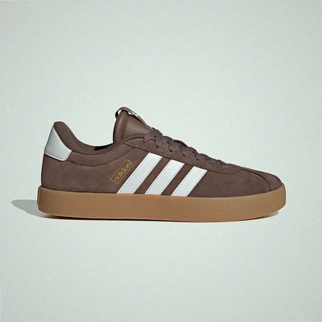 Adidas VL COURT 3.0 SCHUHE in Braun und Weiß