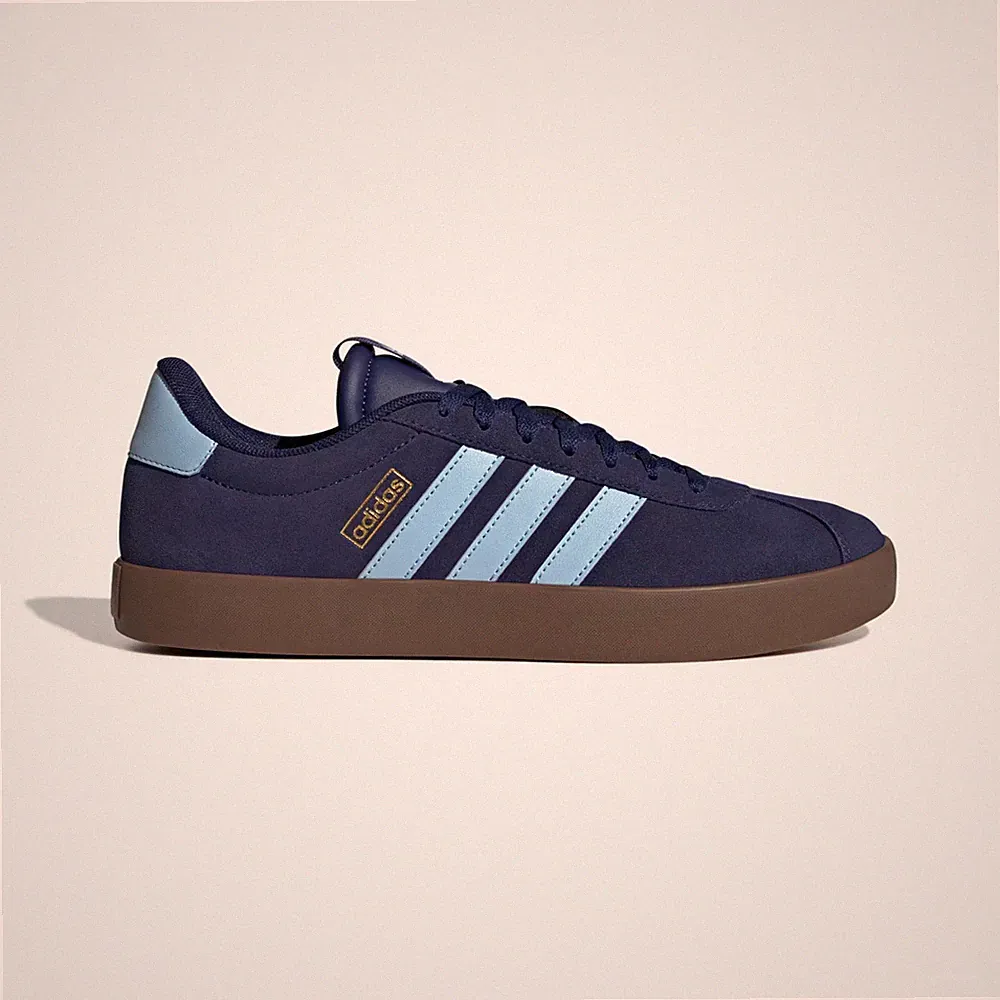 adidas VL COURT 3.0 SCHUHE in Dunkelblau/Clear Sky/Gold Metallic