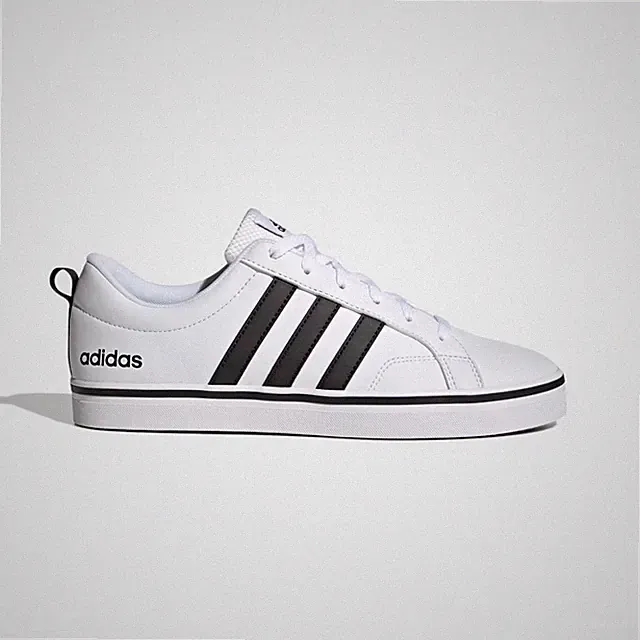Adidas VS Pace 2.0 3-STREIFEN BRANDING SYNTHETISCHES NUBUK SCHUHE in Weiß / Schwarz