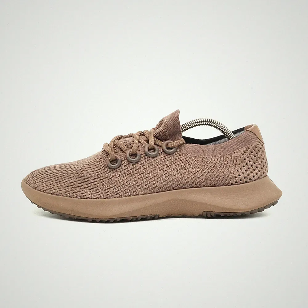 Allbirds Herren Wool Runner Laufschuh Braun Merinowolle Low-Top Sneaker EU 41.5