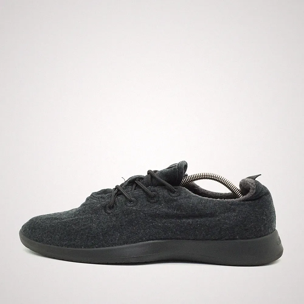 Allbirds Herren Wool Runner Laufschuhe Schwarz Niedrig Sneaker EU 44-45