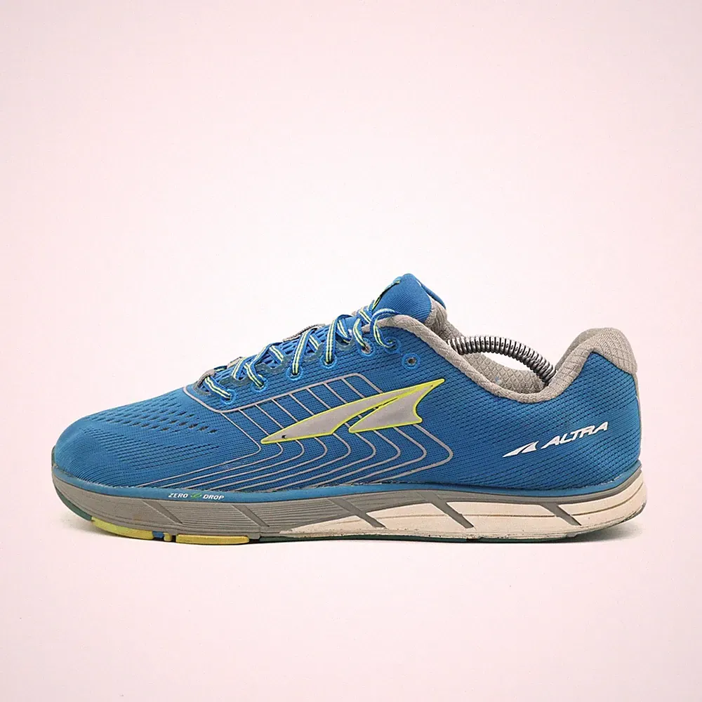 Altra Herren Instinct 4.5 Sneaker Blau Synthetik Niedrig Drop Laufschuh EU 43