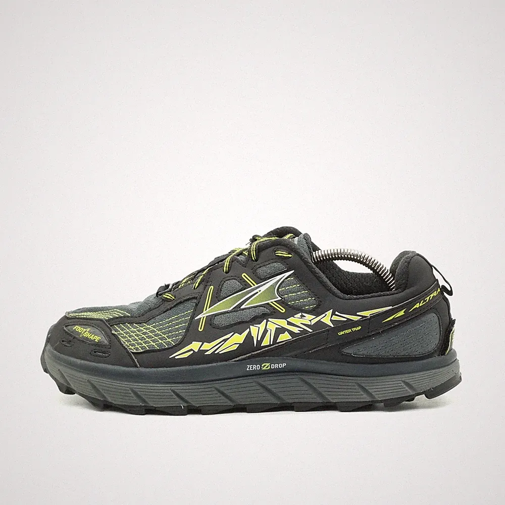 Altra Herren Lone Peak 3.5 Laufschuhe Schwarz/Gelb Trap Trailrunning EU 44