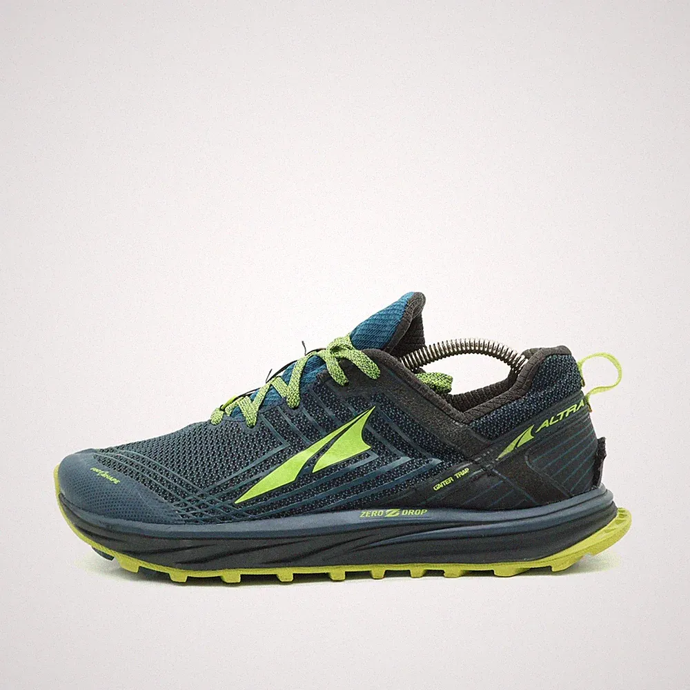 Altra Herren Timp 1.5 Laufschuhe Blau/Gelb Mesh Atmungsaktiv Trailrunning EU 41