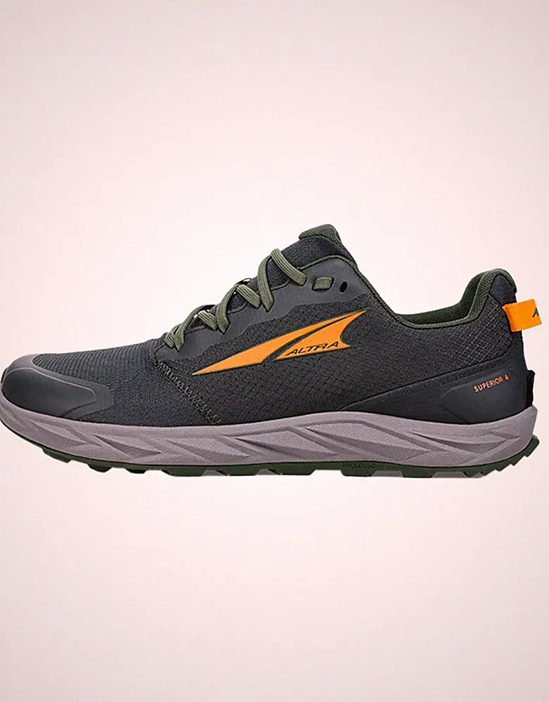 altra – M Superior 6 Black Trailrunning Schuh, grau-orange, Größe 40,5 – Neu
