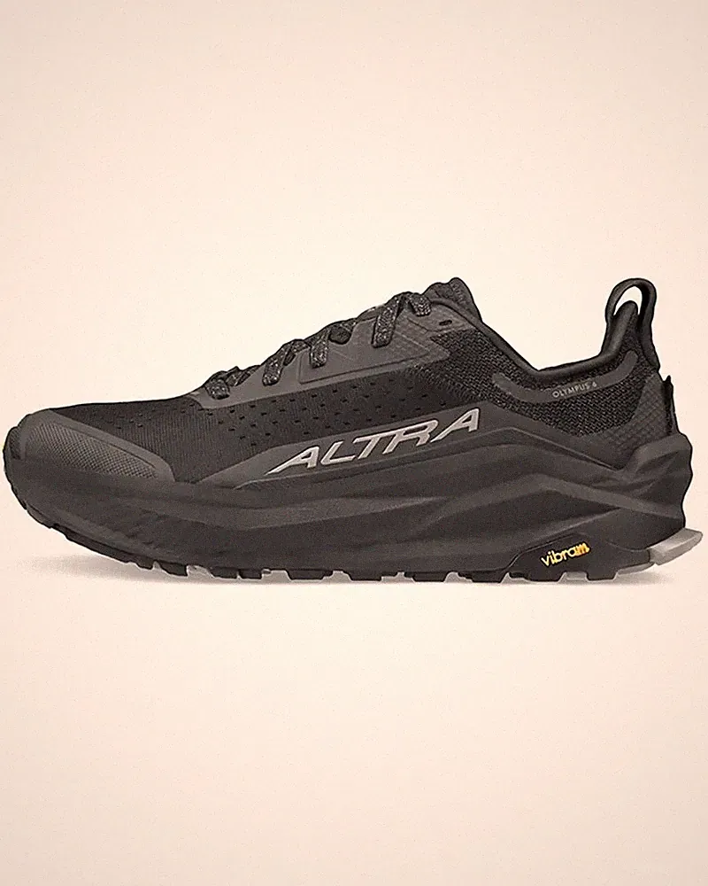 Altra Olympus 6 Herren Trail Laufschuhe schwarz Offroad gedämpft All-Terrain Run