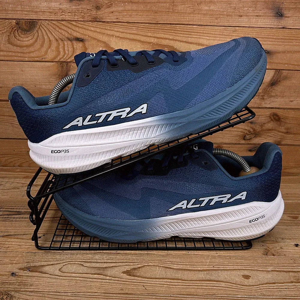 Altra Sneaker Herren Größe UK 9 Experience Flow 3 Navy Blau Barfuß Laufschuhe
