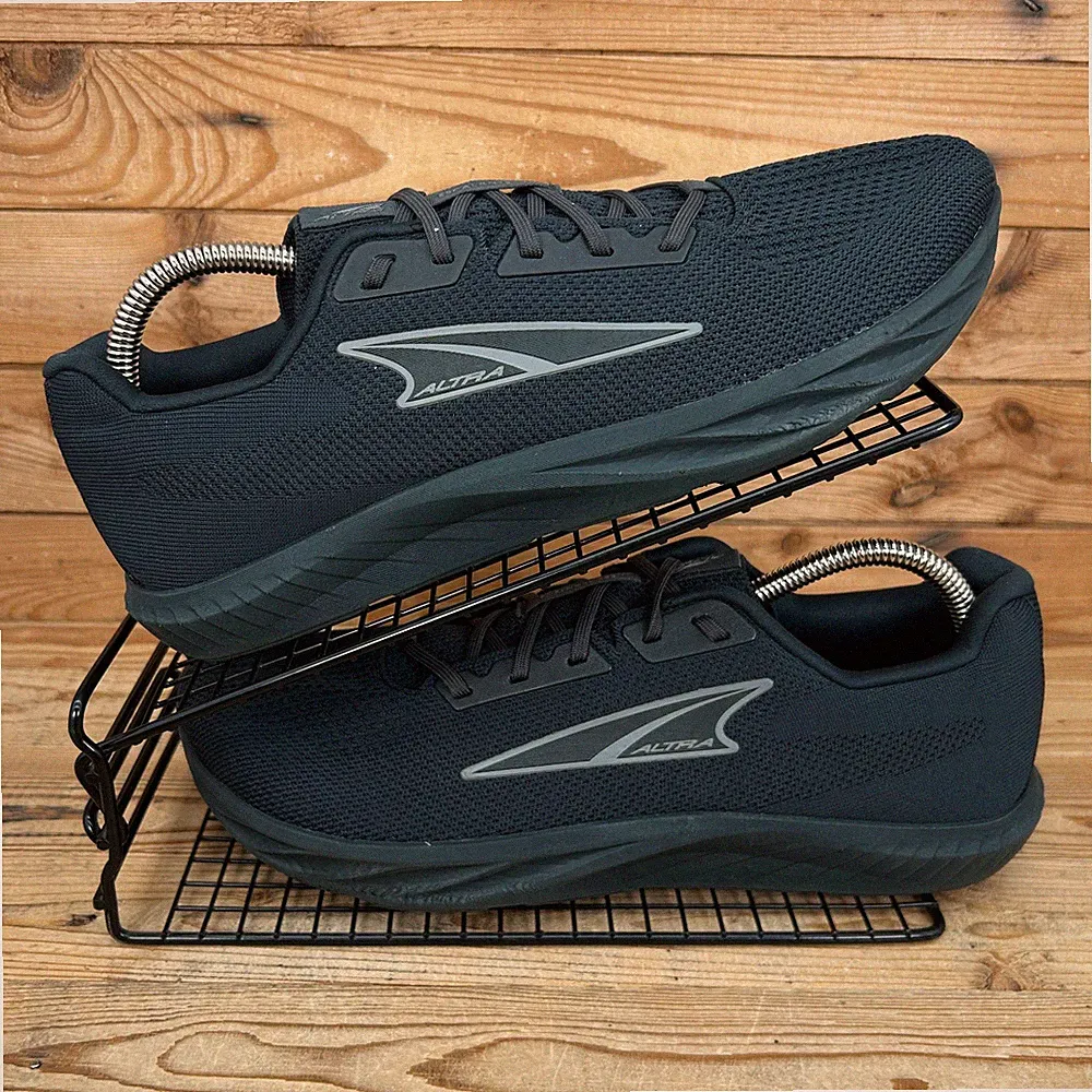 Altra Turnschuhe Herren Größe UK 9 Escalante 4 Triple Schwarz Barfuß Laufen Fitnessschuhe