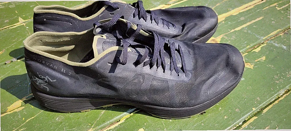 Arc'teryx Norvan SL 2 Super Light Trailrunningschuh UK 10 schwarz leichte Nutzung