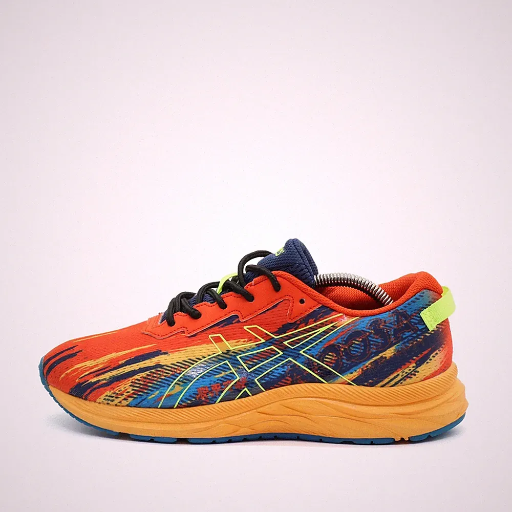 ASICS Damen 1014A209 Sneaker Orange/Blau/Gelb Mesh Running Laufschuh EU 40