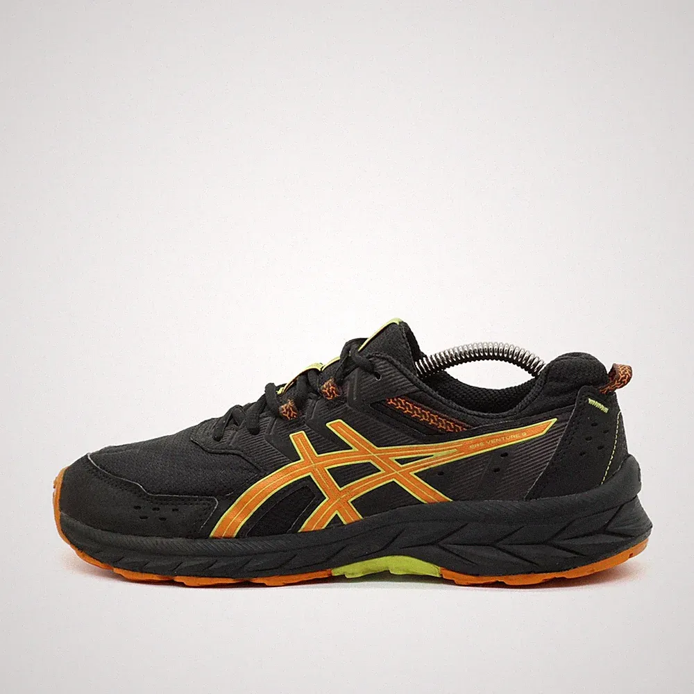 ASICS Damen Gel-Venture 8 Schuh Schwarz/Orange Textil Low-Top Laufschuhe EU 40