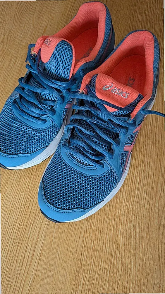 ASICS Damen Laufschuhe Sneaker Blau/Rosa Modell 1012A151 EU 39,5