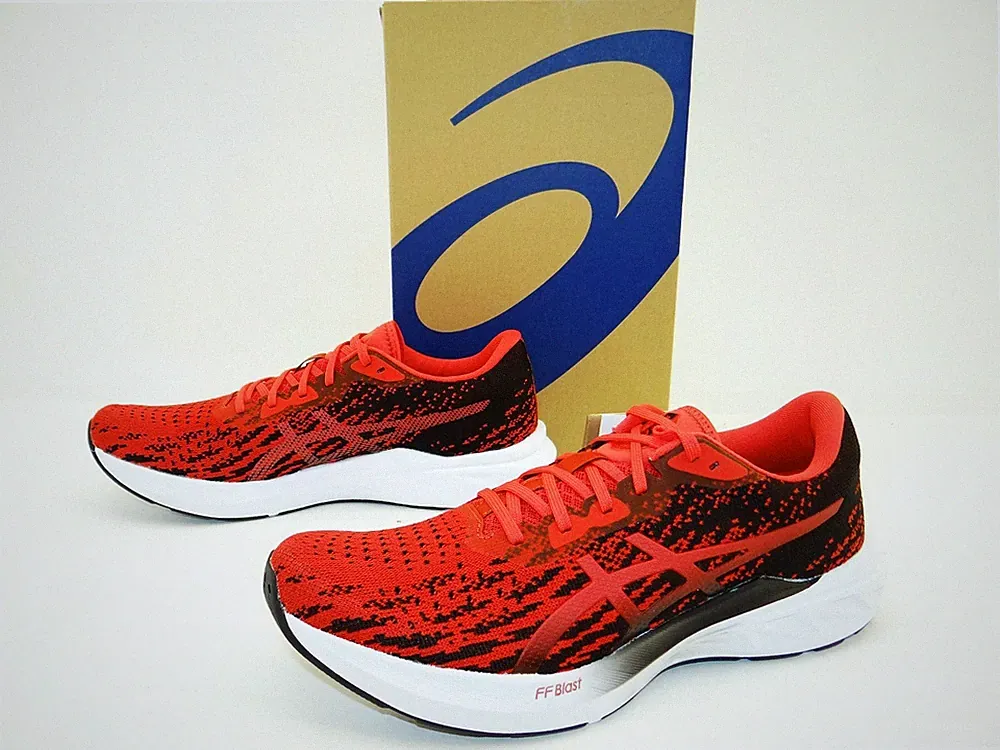 Asics Dynablast 2 Sneaker Turnschuhe Sportschuhe Laufschuhe Unisex Gr.42 Rot