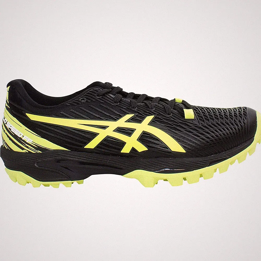 Asics Field Speed FF Schnürschuhe schwarz Synthetik Herren Hallenschuhe 1111A216_001
