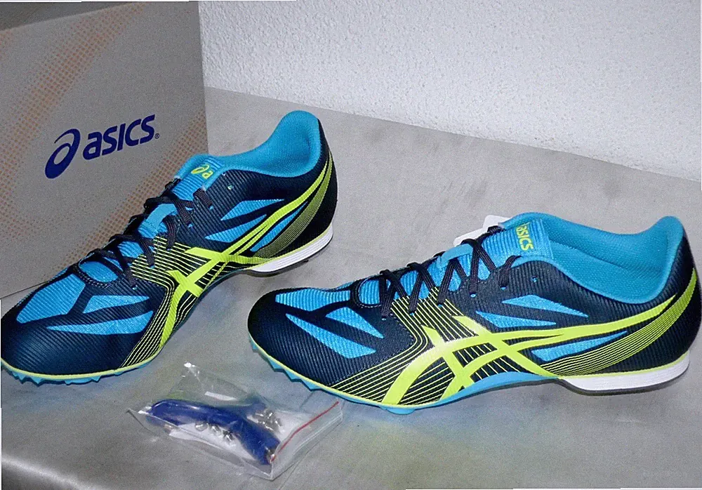 ASICS G502Y-6307 HYPER MD 6 Lauf Leichtathletik Sport Spikes Schuhe 50,5 Blau