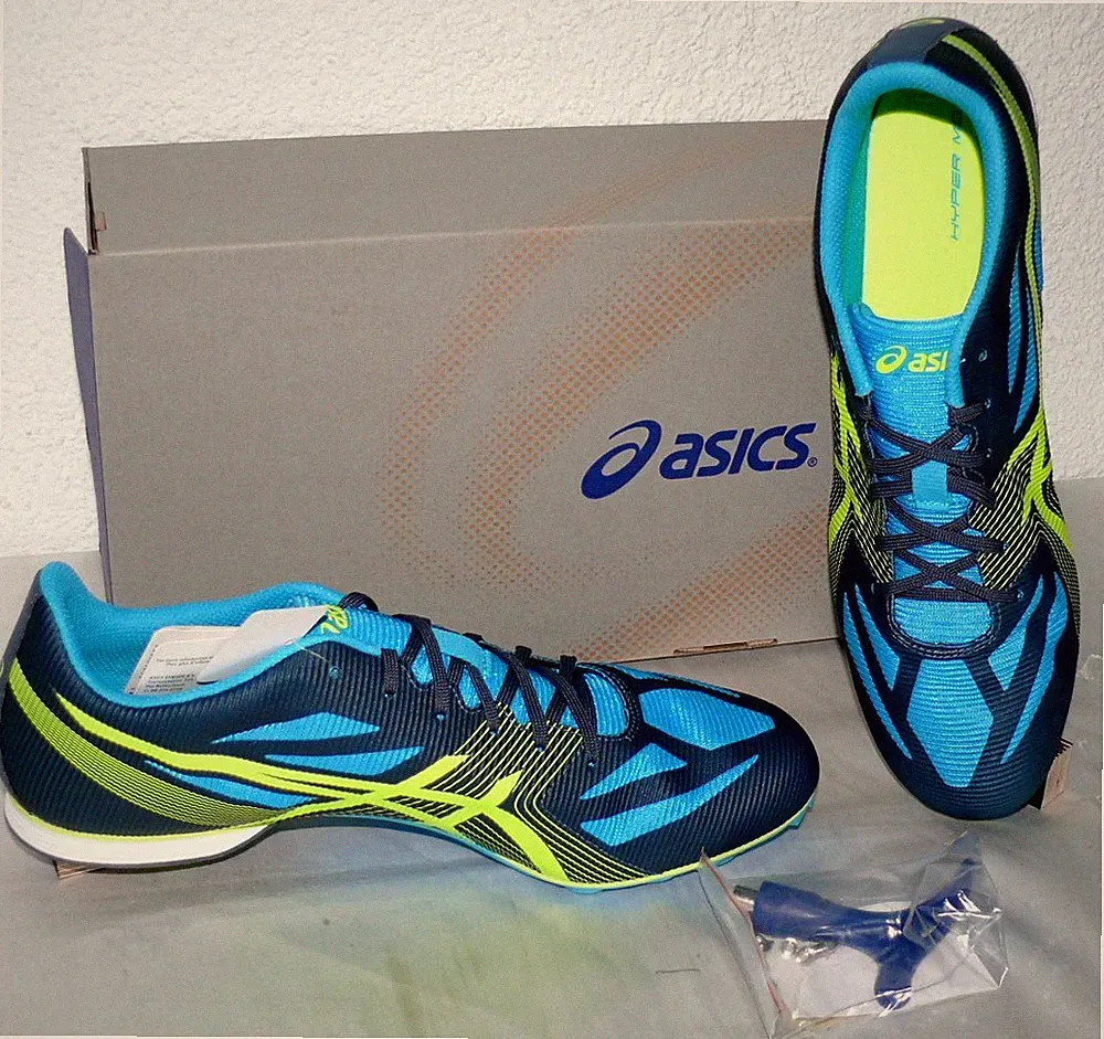 ASICS G502Y-6307 HYPER MD 6 Lauf Leichtathletik Sport Spikes Schuhe 50,5 Blue