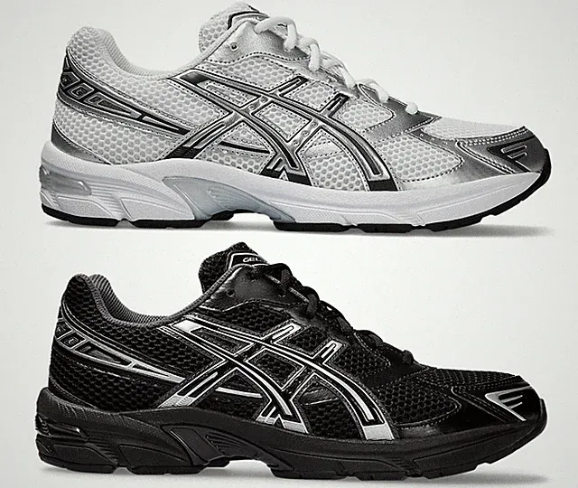 ASICS GEL-1130 SCHUHE SHOES RUNNING RUNNING HERREN SILVER WEISS SCHWARZ KAYANO PULSE