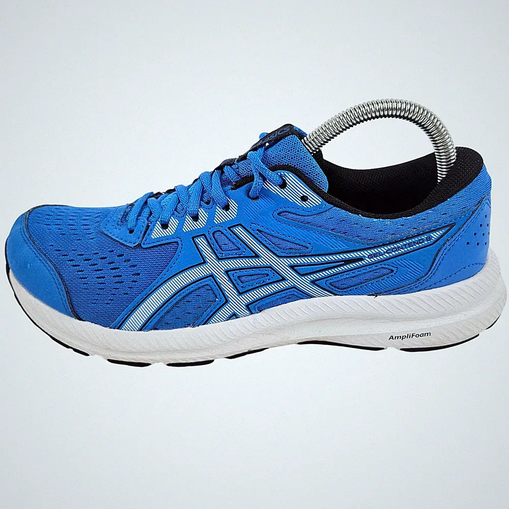 Asics Gel Contend 8 Laufschuhe Herren Blau UK Größe 7 EU 41,5 US 8