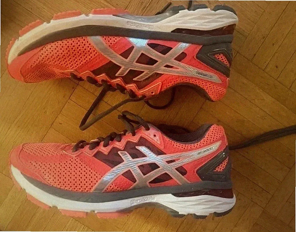 ASICS Gel-Cumulus 15 GEL Herren Laufschuhe Orange/Grau EU 39 US 7,5 T656Q