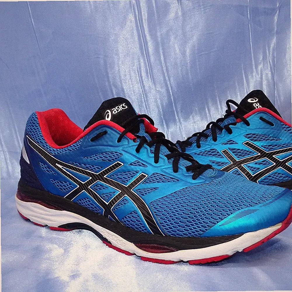 ASICS GEL CUMULUS 18 LAUFSCHUHE GR 49 HERREN SCHUHE KAYANO NIMBUS NOOSA BLAU