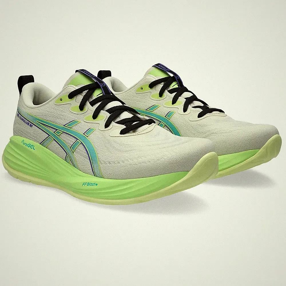 ASICS GEL-CUMULUS 27 1011B960 Herren Laufschuhe Birke/Limettengrün Fr Japan