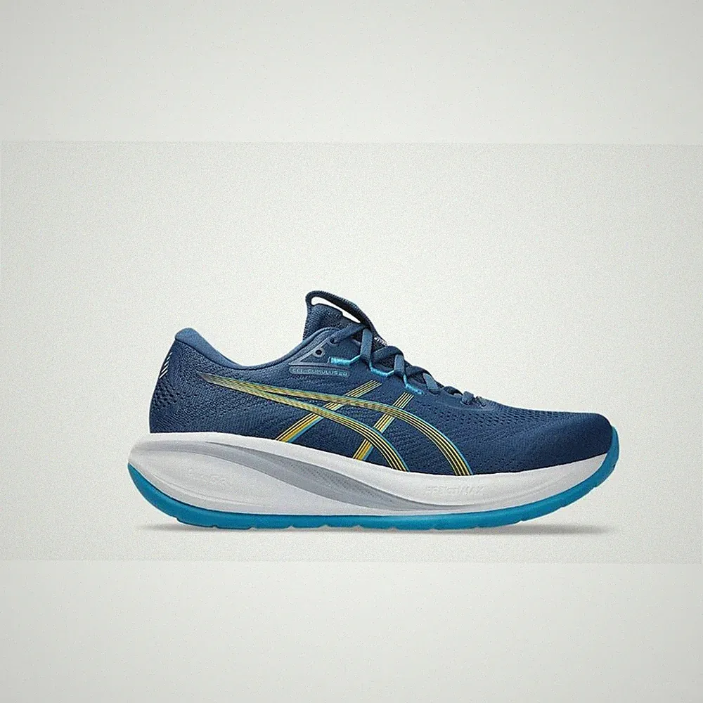 Asics Gel-Cumulus 28 Men twilight blue yamabuki Laufschuhe Joggingschuhe