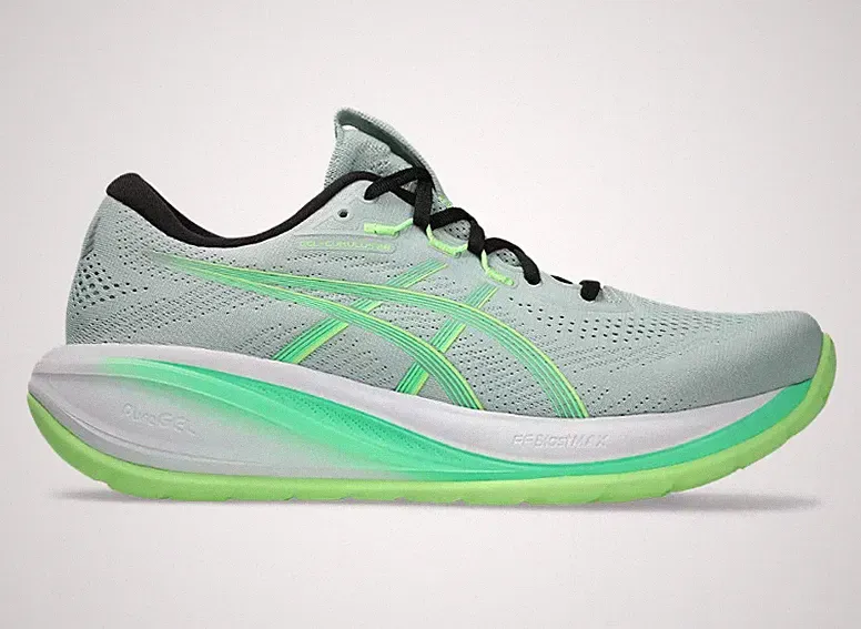 asics GEL-CUMULUS 28 Running Schuhe | Herren | COLD MOSS/VITAL GREEN