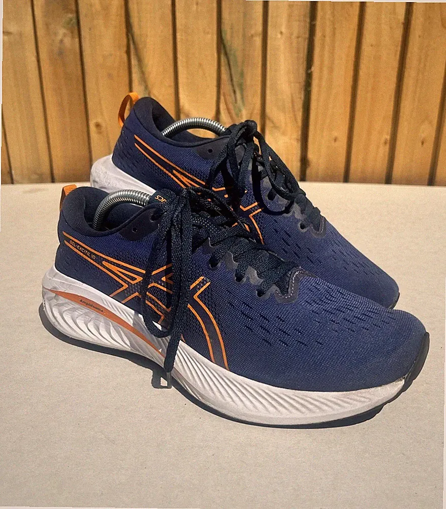 Asics Gel Excite 10 blaue Herren-Laufschuhe Turnschuhe – Größe 8,5 UK