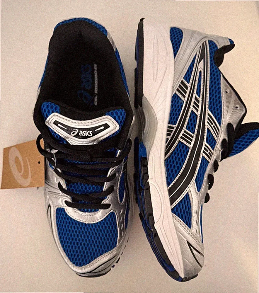ASICS Gel-Excite Herren Laufschuhe Sneaker EU 45 Blau/Silber/Schwarz