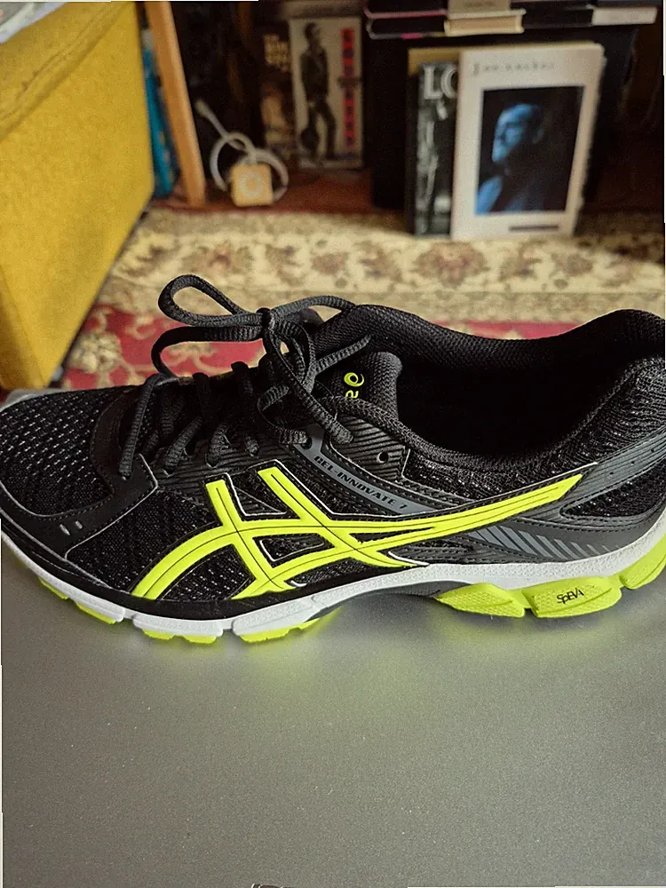 ASICS GEL- INNOVATE 7 Herren Laufschuhe Sneaker Schwarz/Gelb Mesh Schnürung