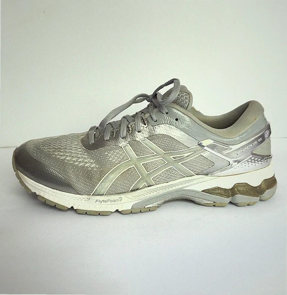 ASICS GEL-KAYANO 26 Platinum Herren Laufschuhe Gr. 45 –FlyteFoam/GEL –NP Ca 200€