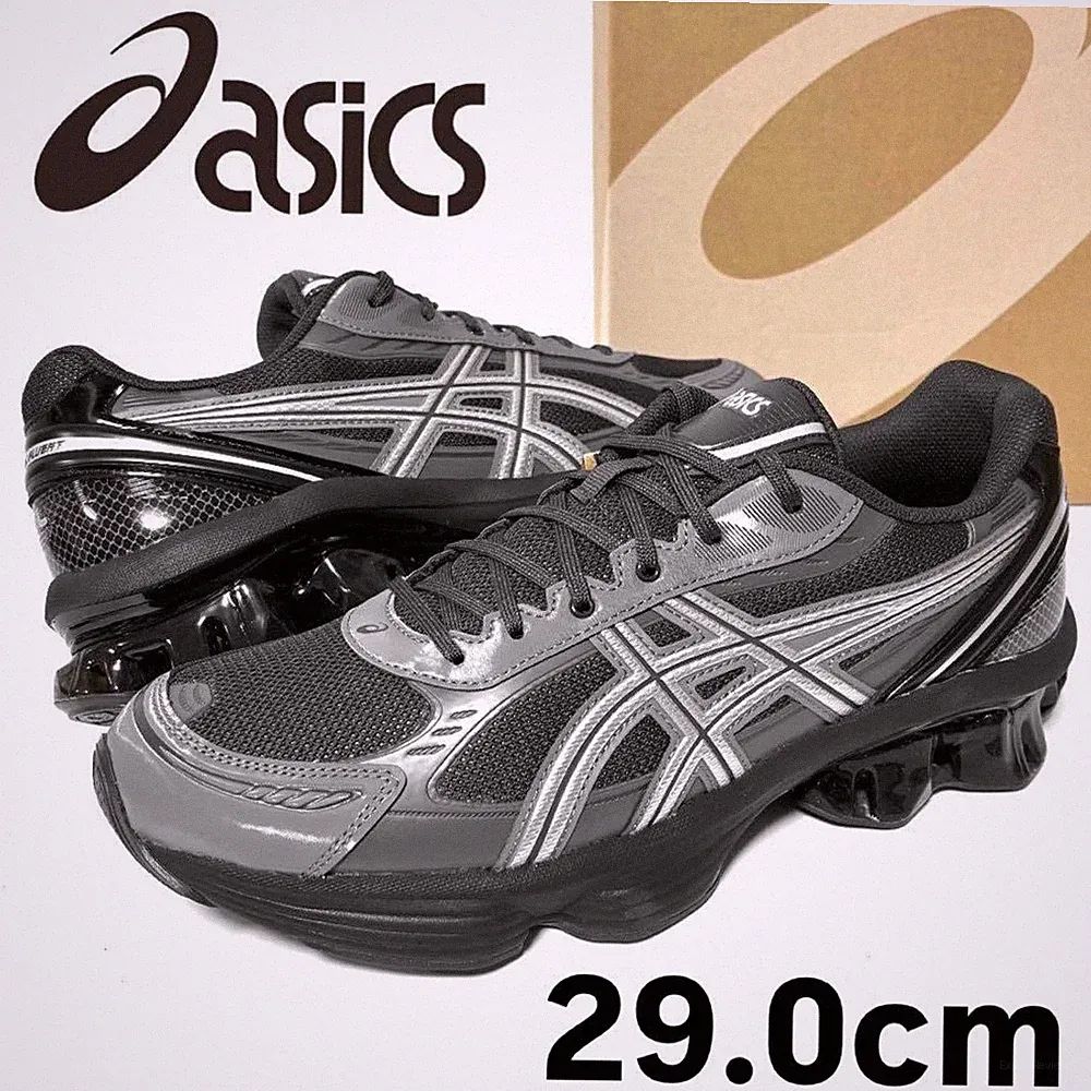 Asics Gel-Kinetic Fluent Herren Laufschuhe Grau Silber 29cm Neu Karton