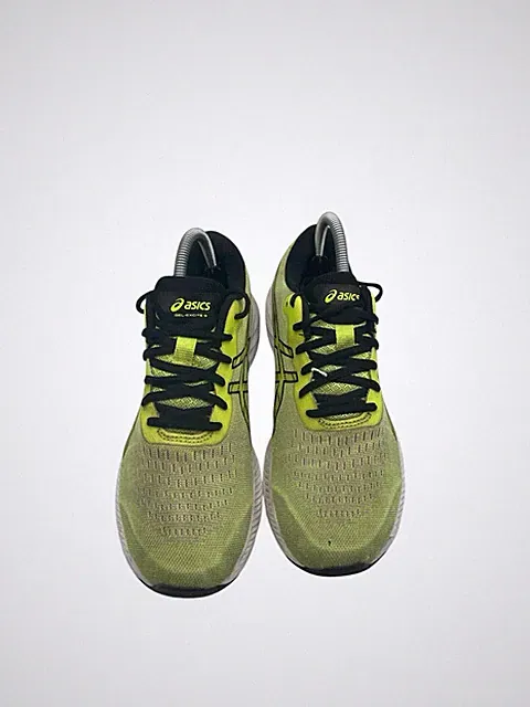 Asics Gel Laufschuhe Gel Excite 9 Sicherheit gelb Herren Sneaker UK 7