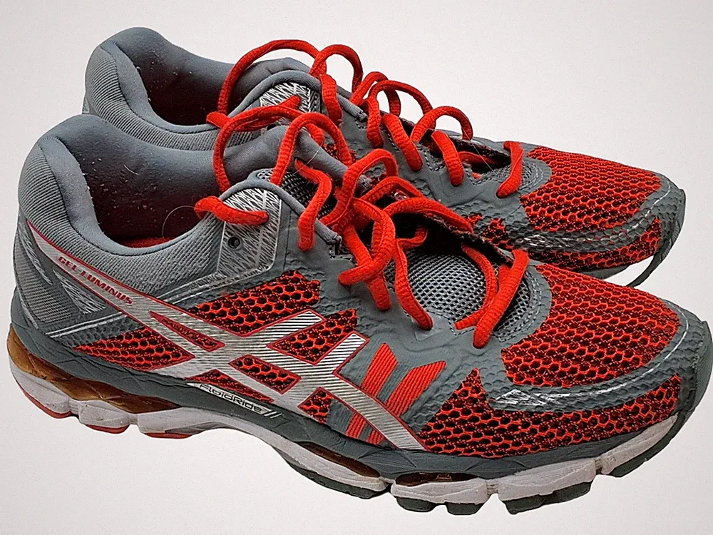 ASICS GEL-LUMINUS Laufschuhe Damen Rot Gr 40 Sportschuhe Sneaker