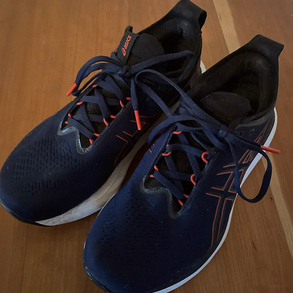 Asics GEL Nimbus 25, Laufschuhe, Blau, Midnight / Electric Red, In OVP