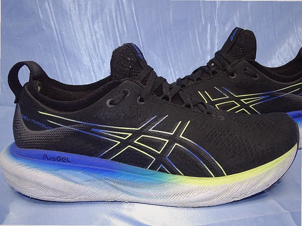 ASICS GEL NIMBUS 25 SCHUHE GR 44 45 SNEAKER LAUFSCHUHE NIMBUS NOOSA CUMULUS /D99