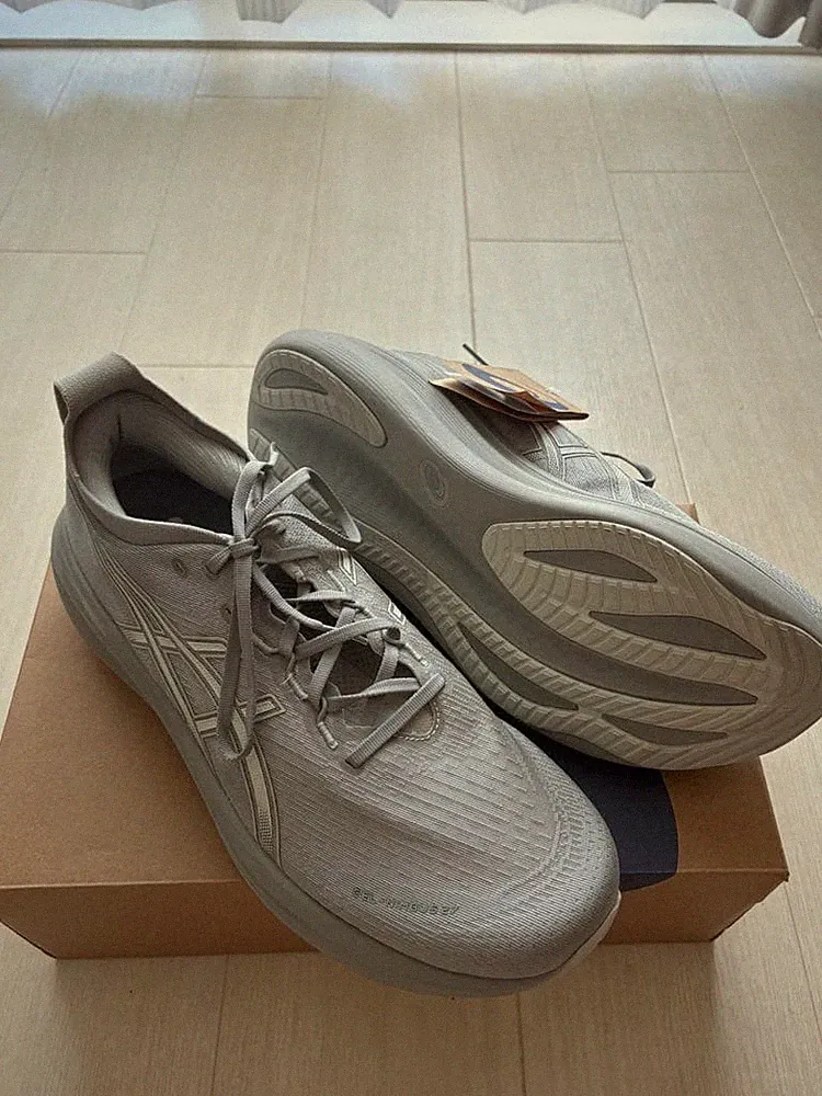 ASICS GEL-NIMBUS 27 Grau Laufschuhe Sneaker Herren 13 US 31cm Neu Karton