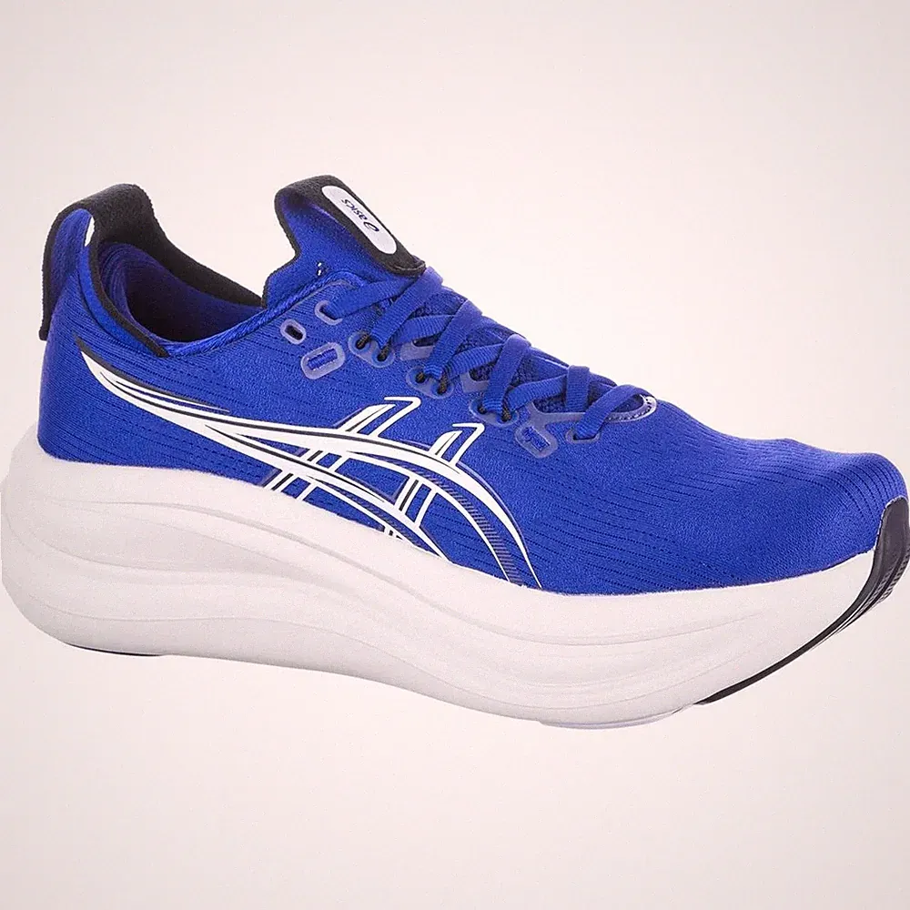 Asics Gel-Nimbus 28 Men prussian blue cream Laufschuhe Joggingschuhe Herren