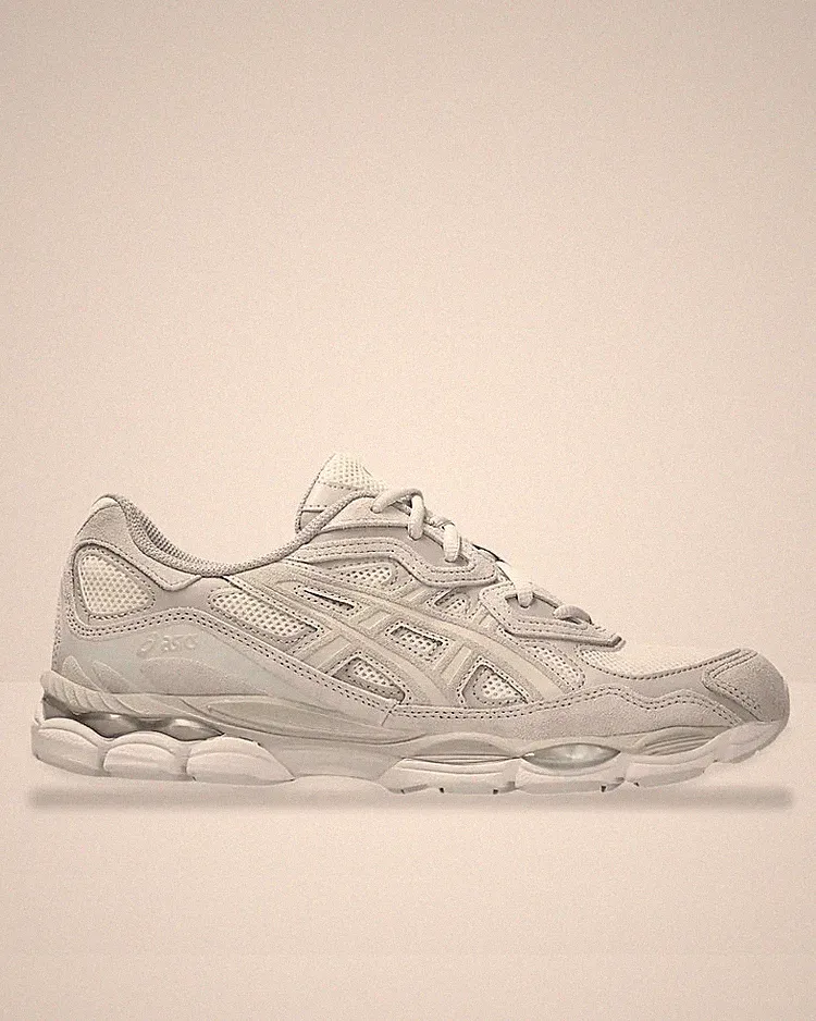 ASICS Gel-NYC Grey 1203A663 101 Herren Schuhe Sport Gymnastik Running