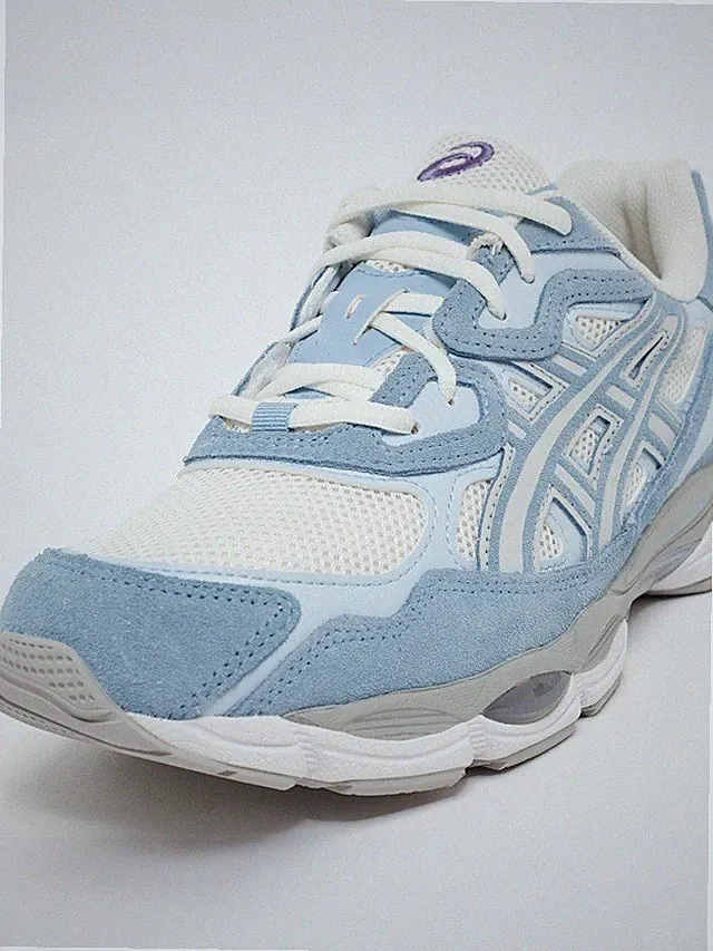 ASICS Gel NYC Hellblau Gr.44 Herren Sneakers Sportschuhe Laufschuh